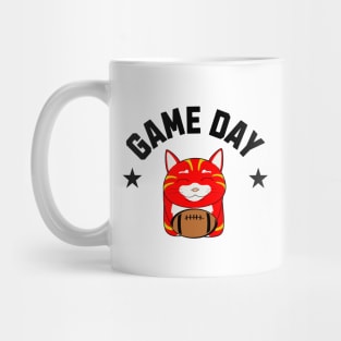 Cheifs Football Cat Game Day Mug